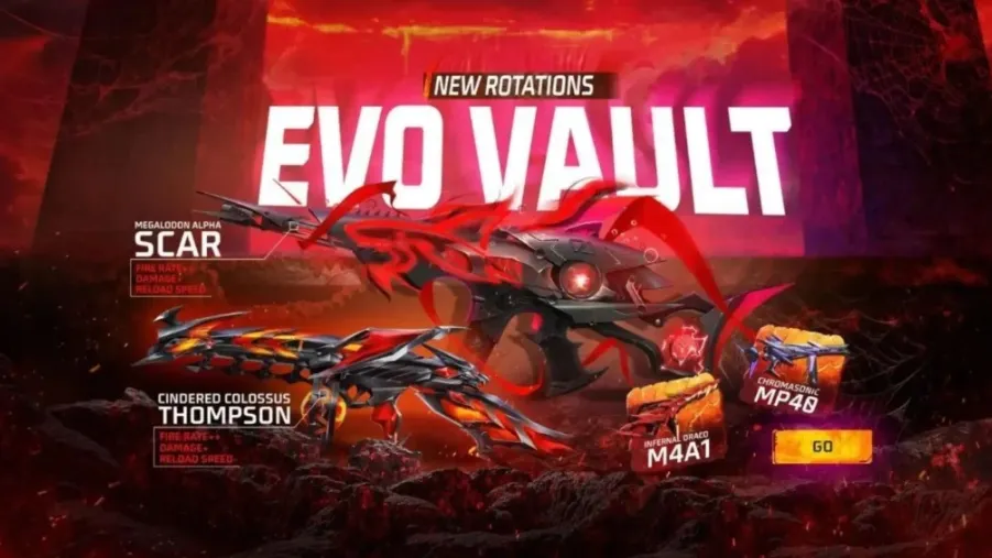 Scar Megalodon Alpha Returns In Free Fire Evo Vault April 2026 Free Fire April 2026 Evo Vault